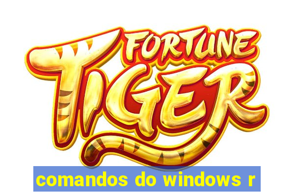 comandos do windows r